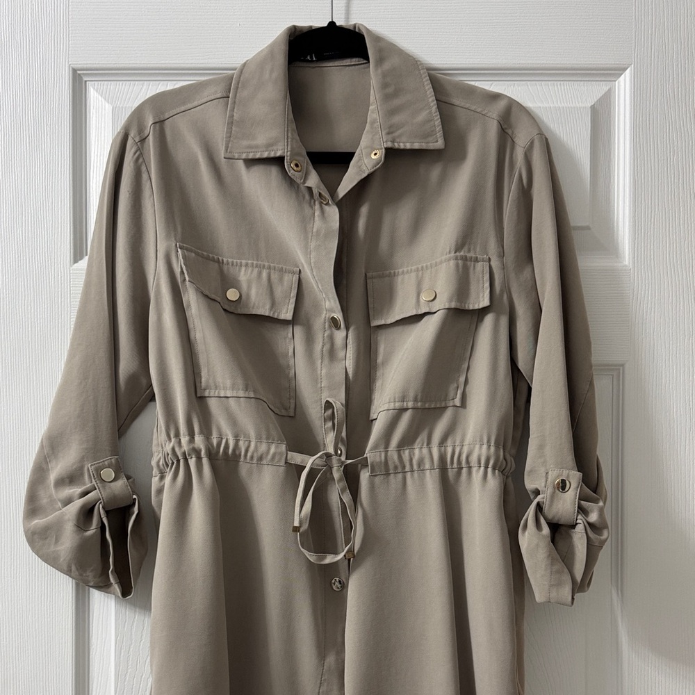 Women's Tan Utility Jacket / dress